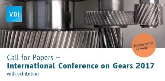 Call for Papers for the International Conference on Gears 2017