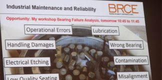Download the Presentations @ the Bearing Reliability Conference & Expo 2017