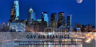 Water-Cooled High-Temperature OAV Thrust Air Bearings
